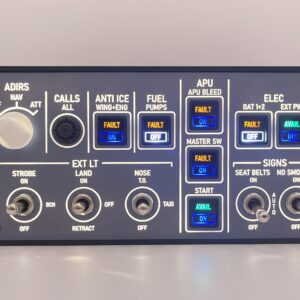 a320 mini overhead panel by madmonkey