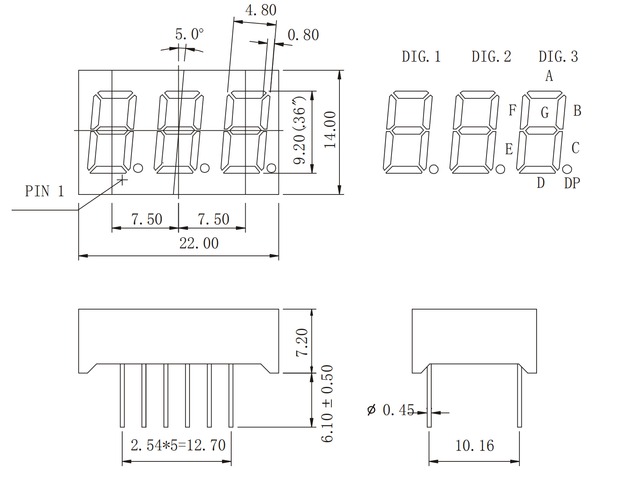 max7219 digit pcb system 50cm max7219 digit pcb system 50cm